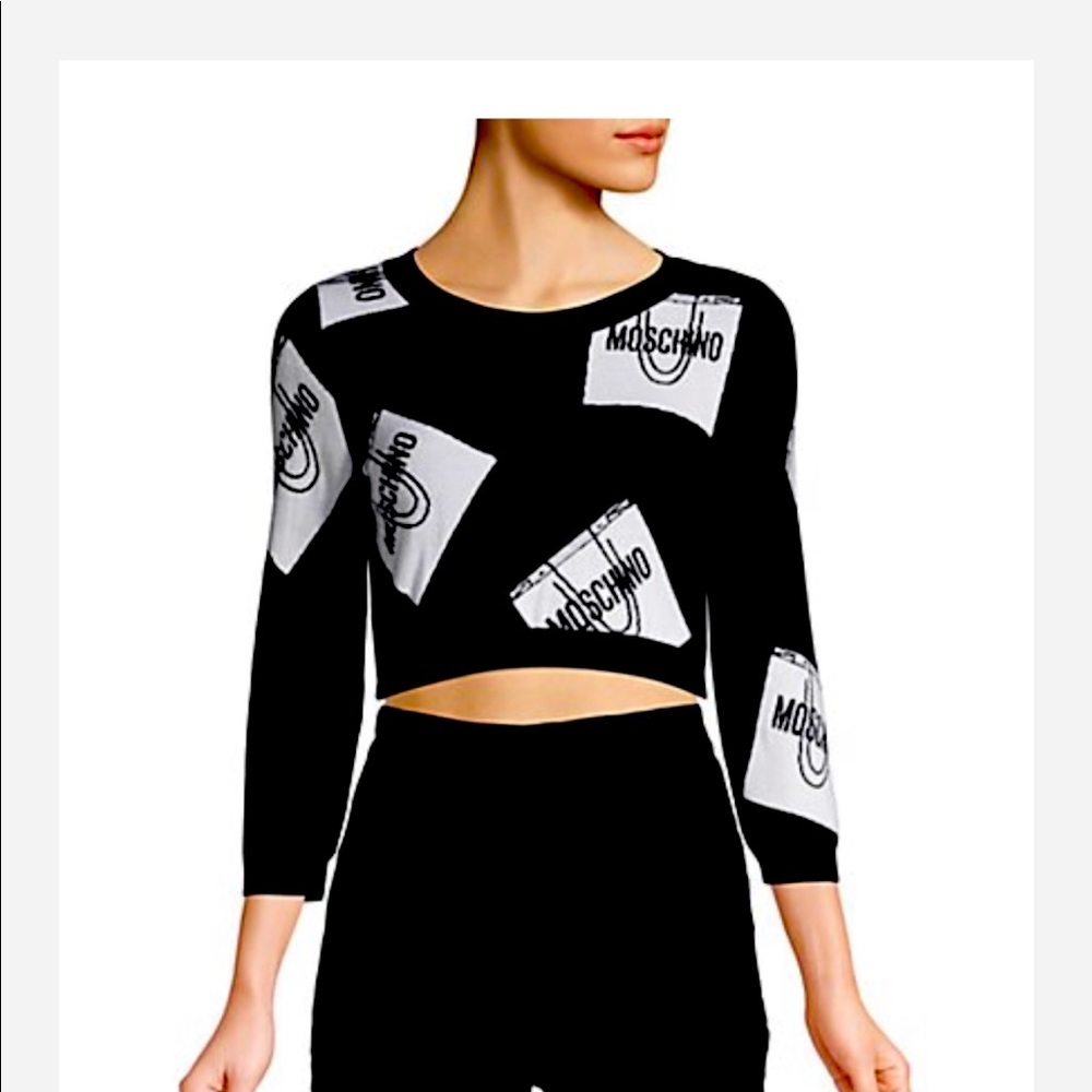 Moschino Couture light weight half sweater